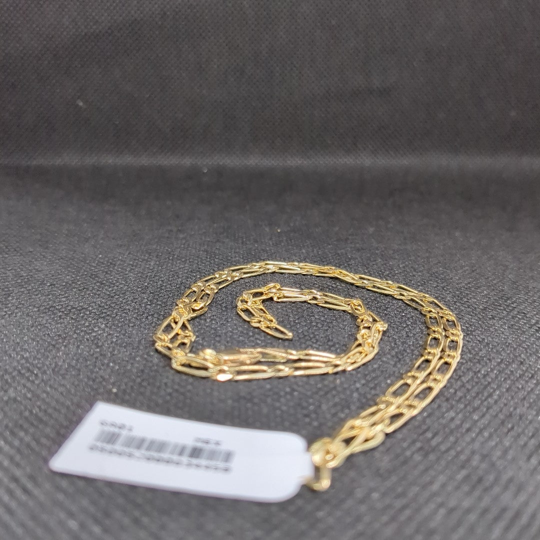 CADENAS 1X1 ORO 14K 55 CM 7.5 GR (NUEVO)