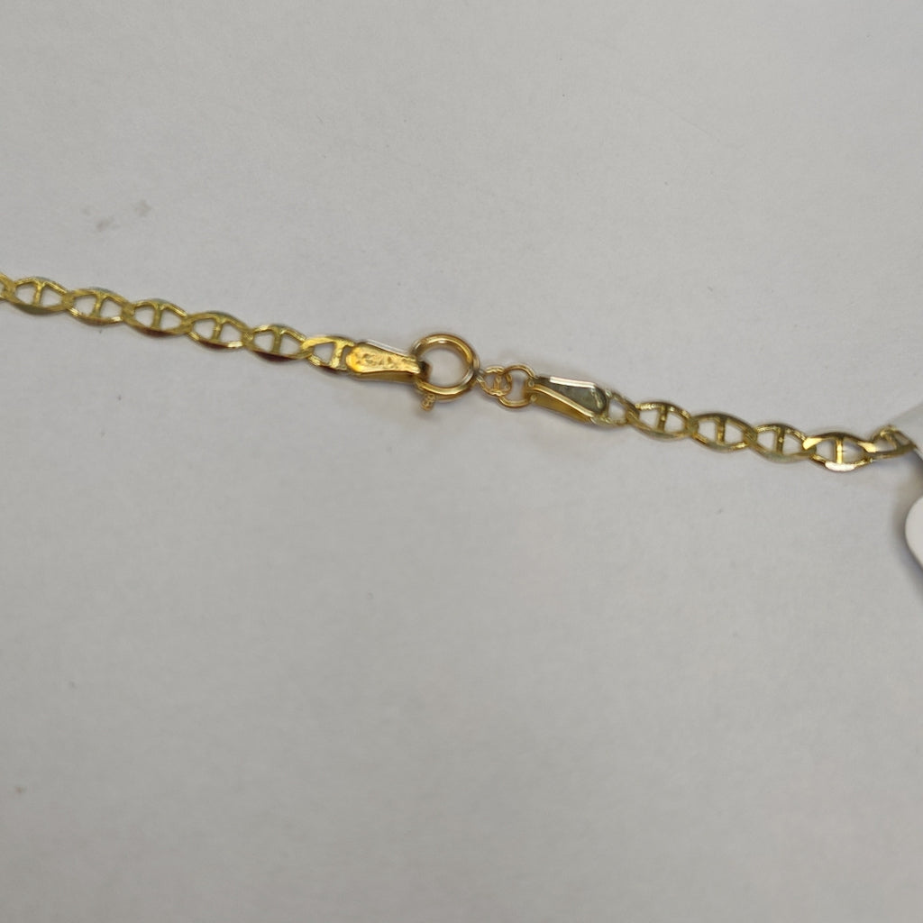 CADENAS TEJIDO GUCHI ORO 10K 55 CM 3.9 GR (NUEVO)