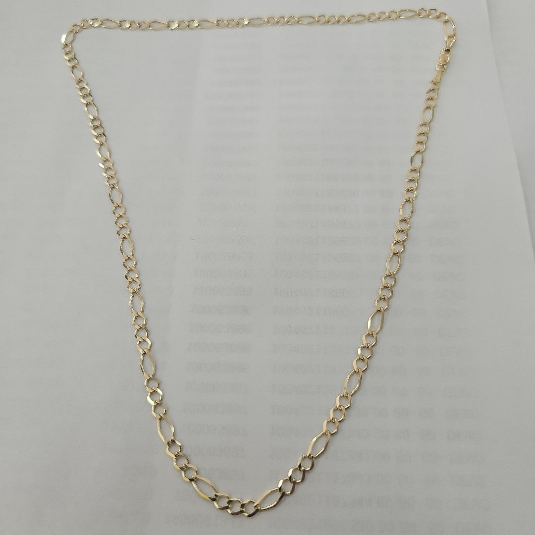 CADENAS TEJIDO 3X1 ORO 10K 50 CM 6.3 GR (NUEVO)