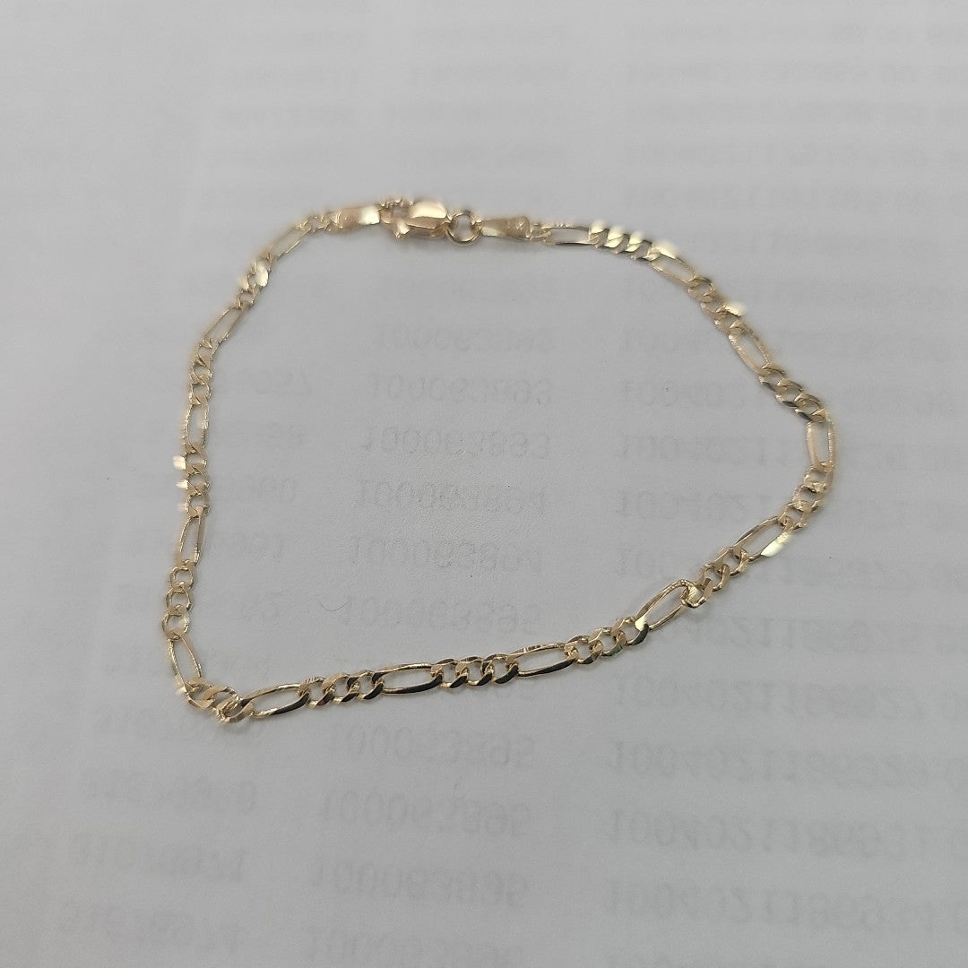 PULSERAS 3X1 ORO 14K 18 CM 1.8 GR (NUEVO)