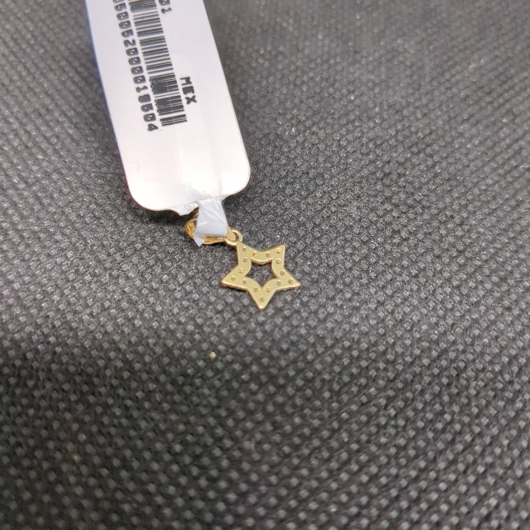 DIJES ESTRELLA C/CIRCONIAS ORO 10K 0.5 GR (NUEVO)
