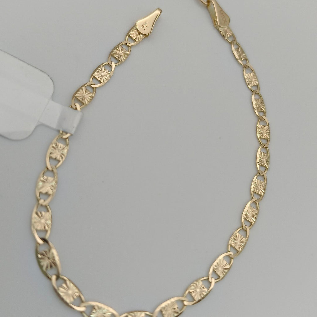 PULSERAS GUCHI ORO 14K 18 CM 2.9 GR (NUEVO)