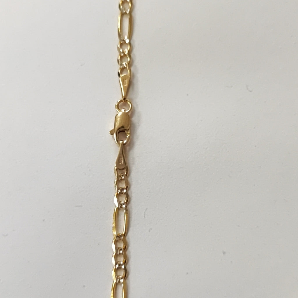 CADENAS 3X1 DIAMANTADA ORO 14K 55 CM 8.5 GR (NUEVO)