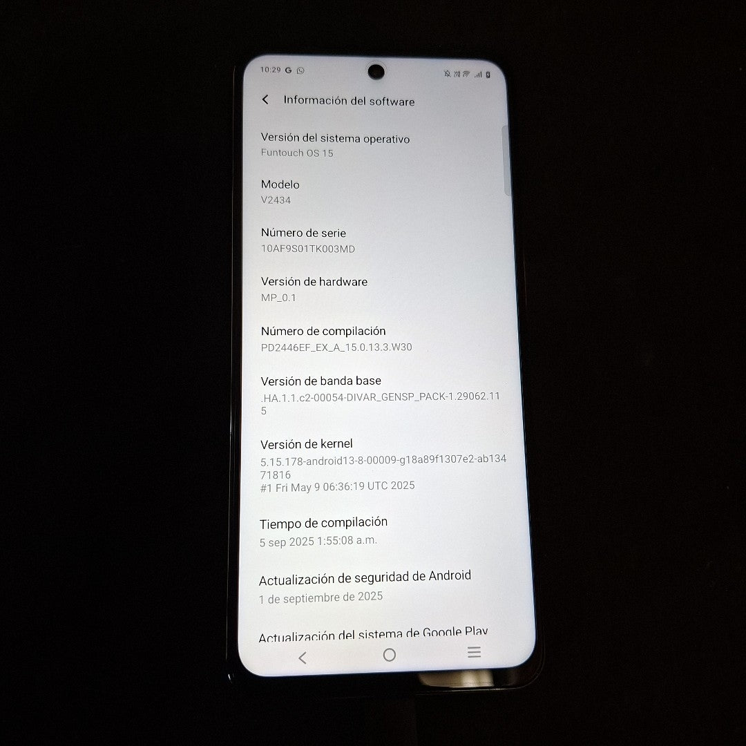 CELULAR VIVO Y29 V2434 (2025) 256 GB 8 GB RAM