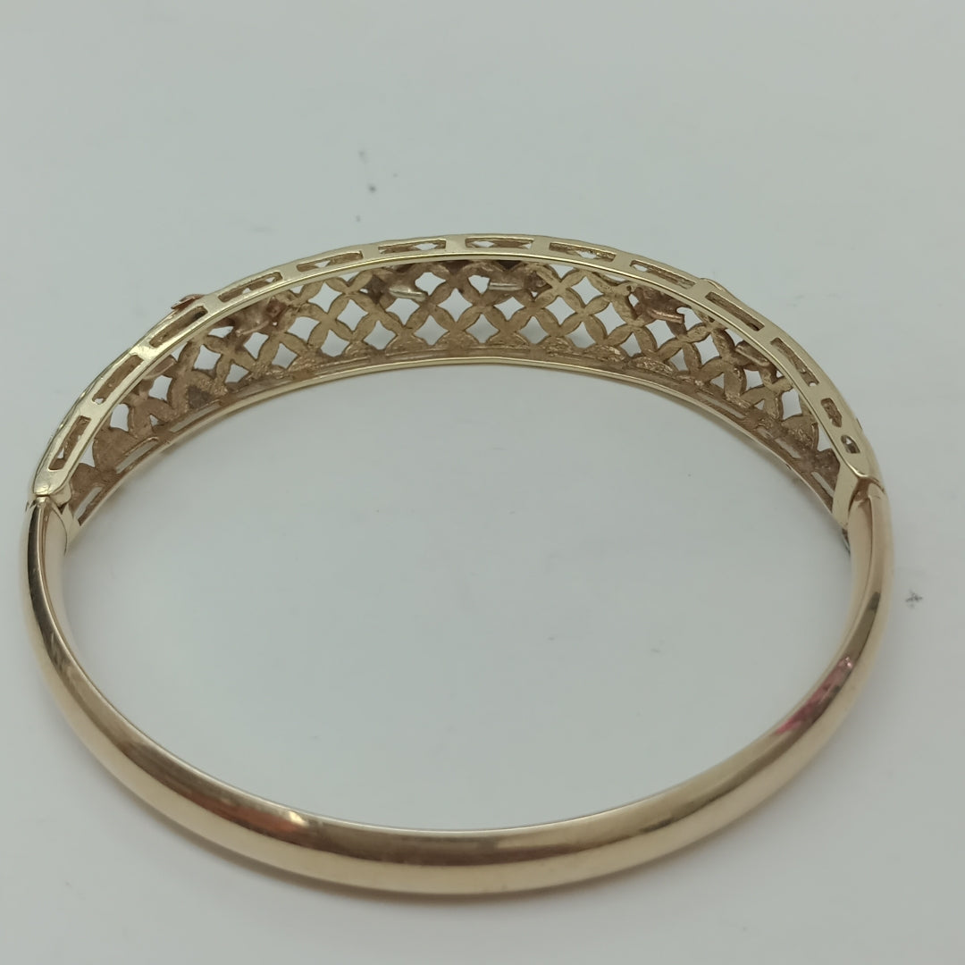 PULSERA RIGIDA ORO 14 K 13.1 GRMS (SEMINUEVO)