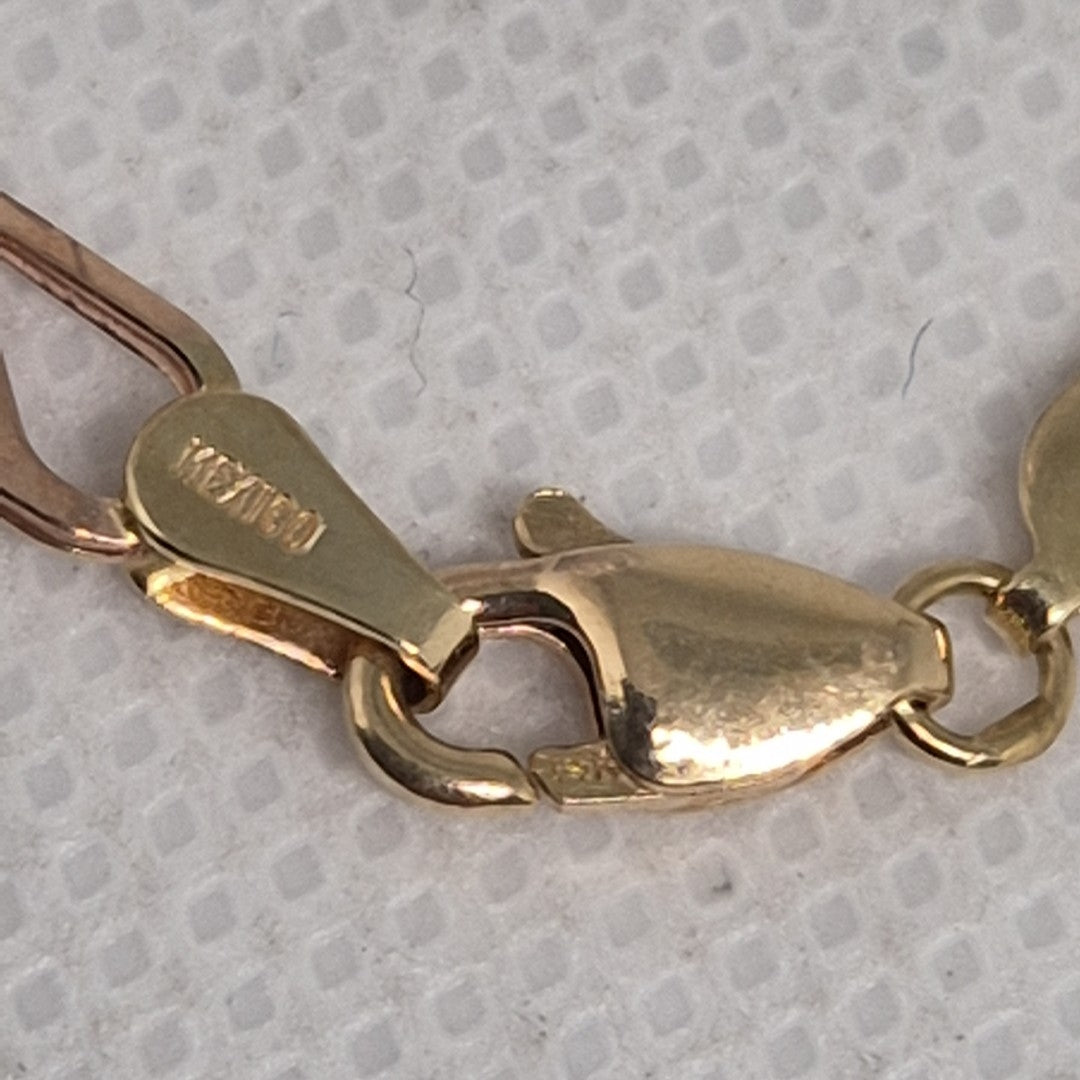 PULSERA ORO COMBINADO 14 K 4,40 GRMS (SEMINUEVO)
