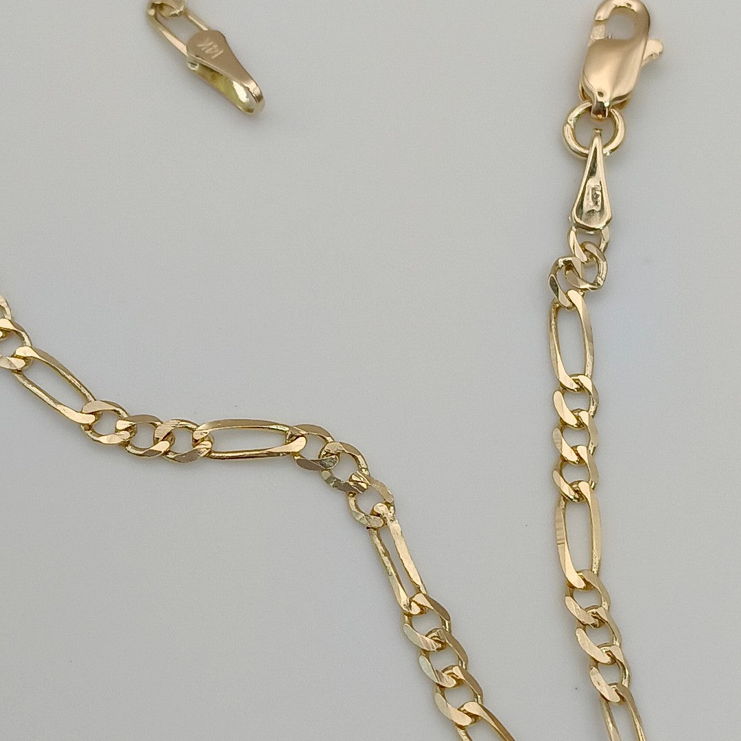 PULSERAS 3X1 ORO 14K 18 CM 1.9 GR (NUEVO)