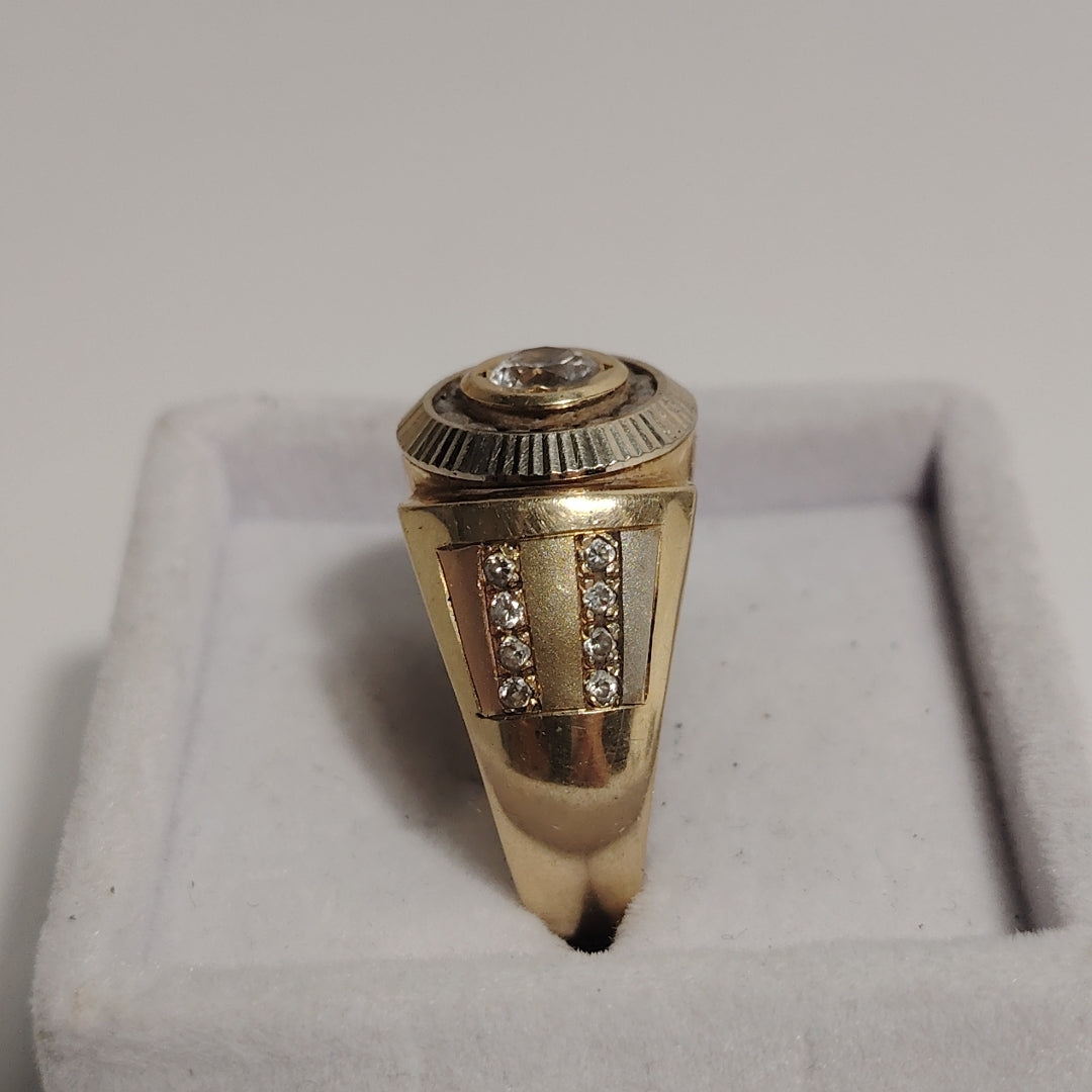 ANILLO ORO 14 K 12 GRMS (SEMINUEVO)