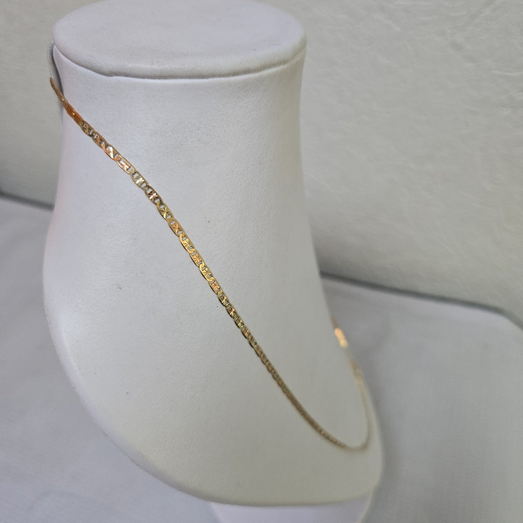 CADENA ORO COMBINADO 14 K 3.5 GRMS (SEMINUEVO)