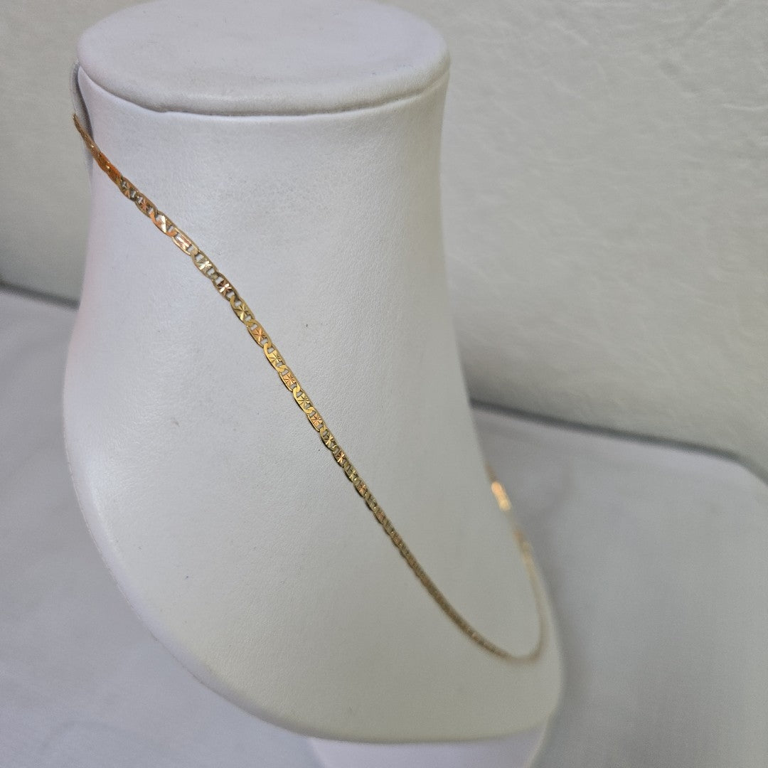 CADENA ORO COMBINADO 14 K 3.5 GRMS (SEMINUEVO)