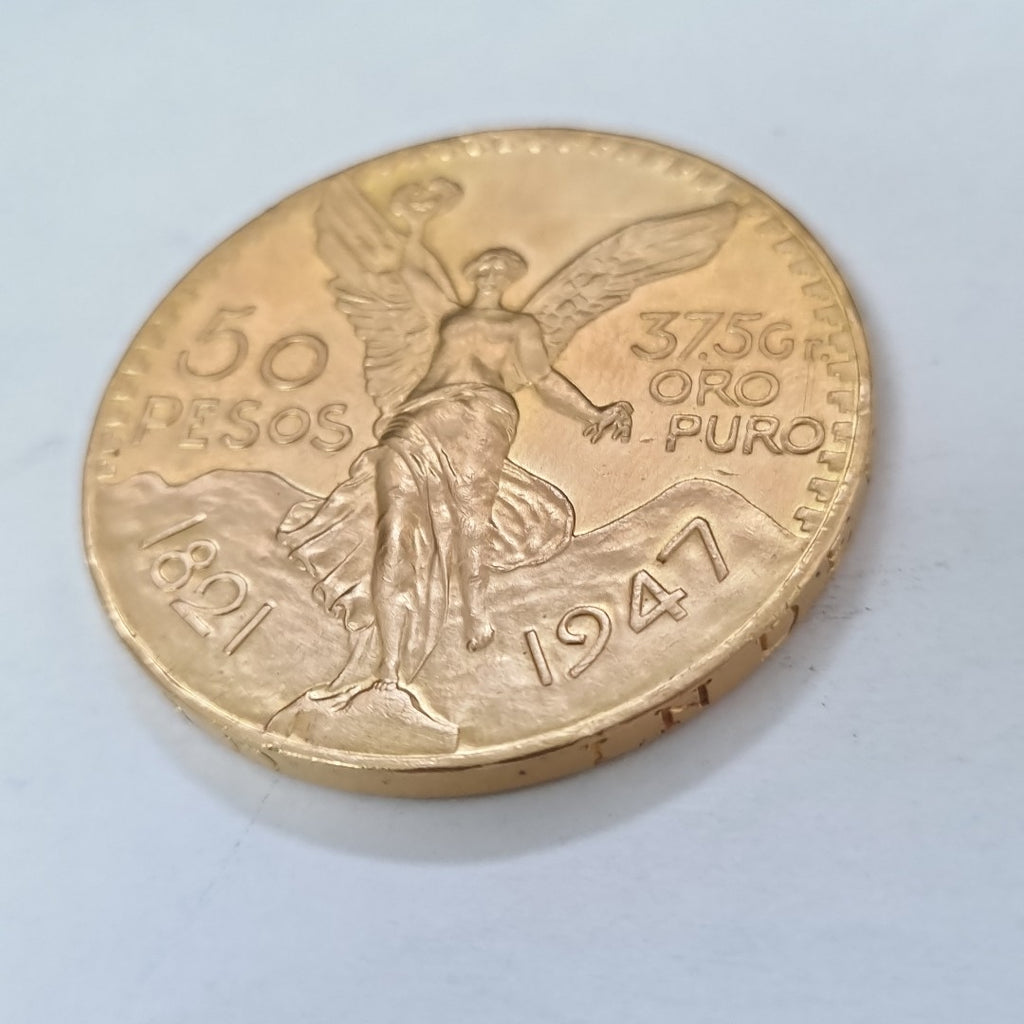 K1 41,60 GRMS 21 K IDENTIFICACIÓN MONEDA NOMINATIVA MONEDAS PESOS 50 PESOS (SEMINUEVO)