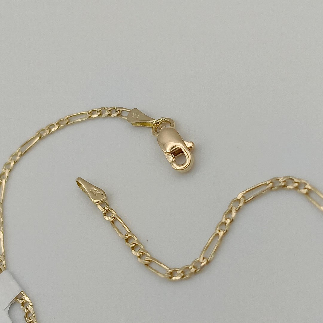 PULSERA 3X1 ORO 14K 21 CM 1.7 GR (NUEVO)