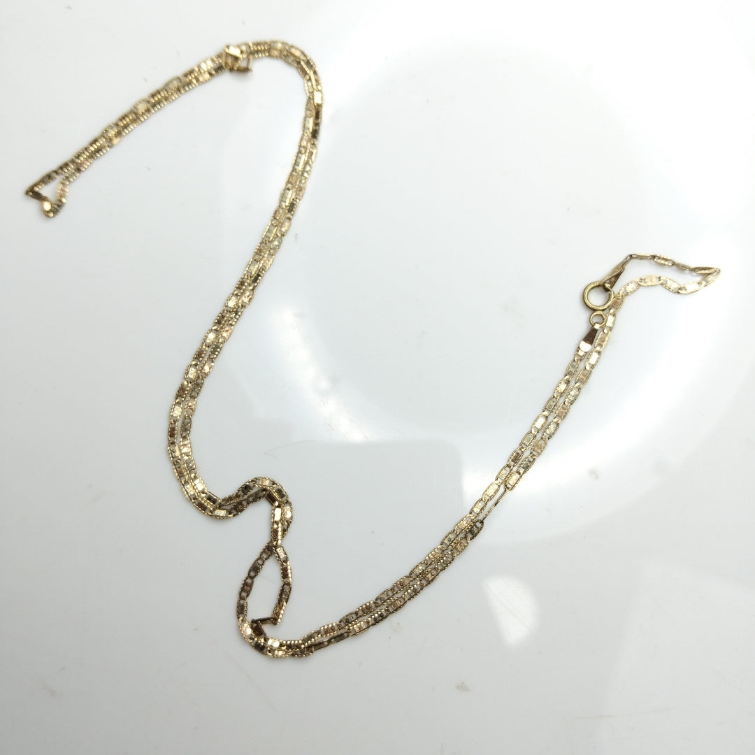 CADENA ORO 14 K 2,40 GRMS (SEMINUEVO)