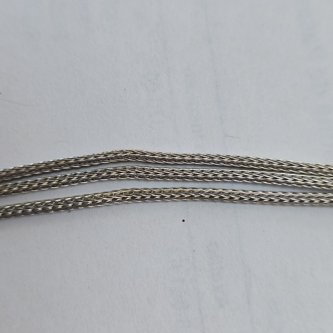 PULSERA ORO BLANCO 14 K 12.4 GRMS (SEMINUEVO)