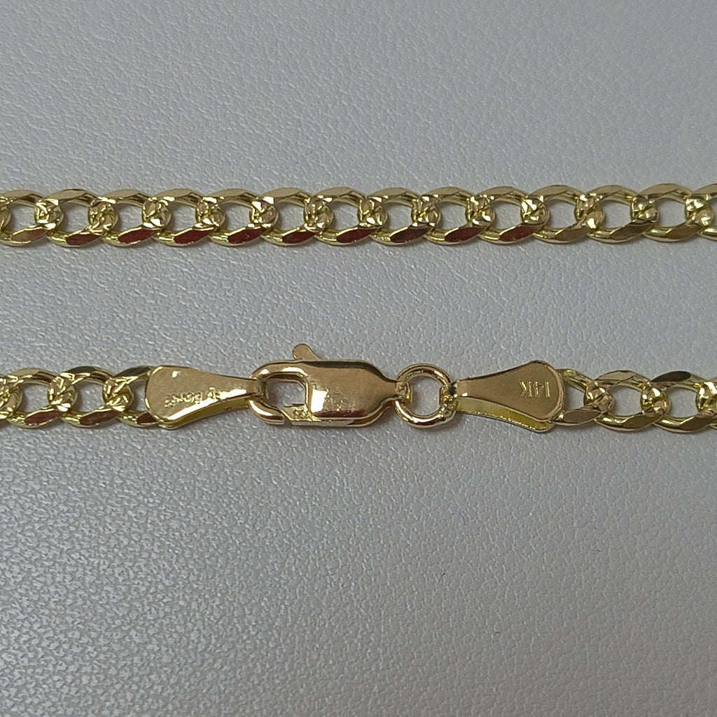 CADENAS BARBADA ORO 14K 55 CM 13.2 GR (NUEVO)