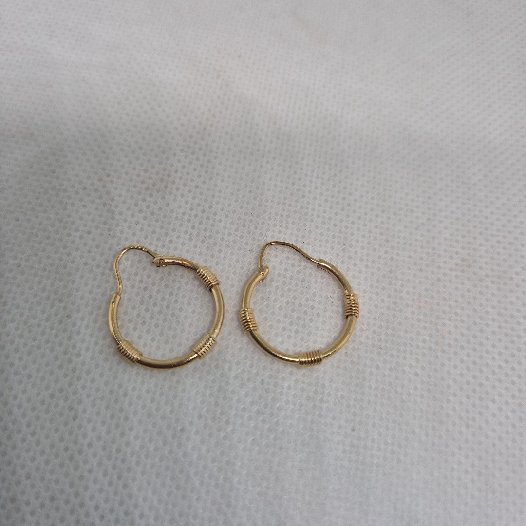 ARRACADAS PAR ORO 10 K 1,80 GRMS (SEMINUEVO)