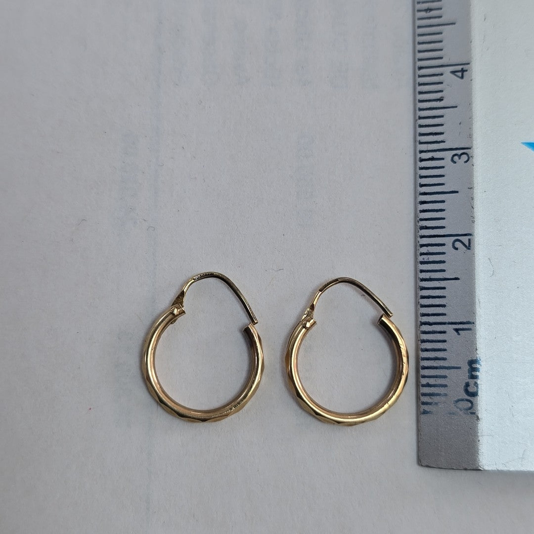 ARRACADAS PAR ORO 10 K 0.8 GRMS (SEMINUEVO)