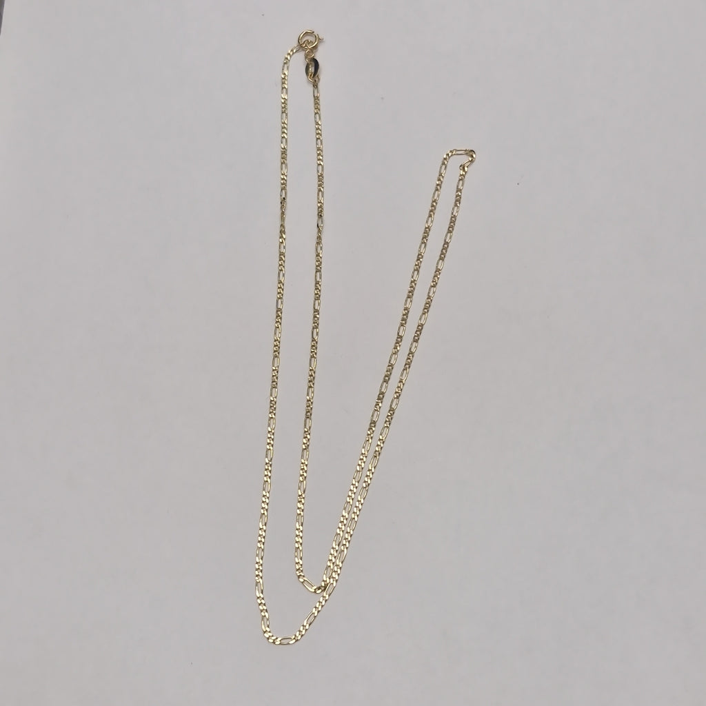 CADENAS TEJIDO 3X1 ORO 14K 55 CM 2.3 GR (NUEVO)