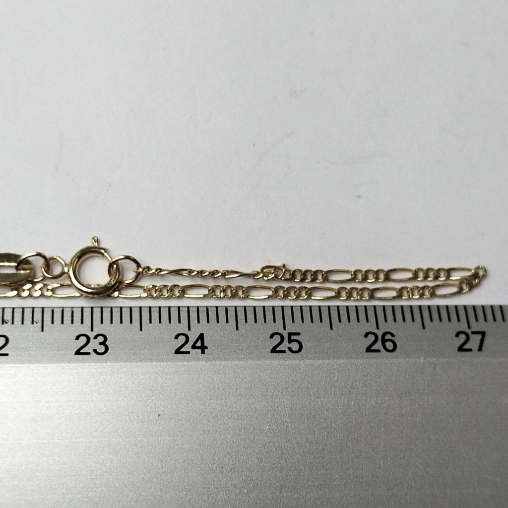 CADENAS TEJIDO 3X1 ORO 14K 55 CM 2.7 GR (NUEVO)