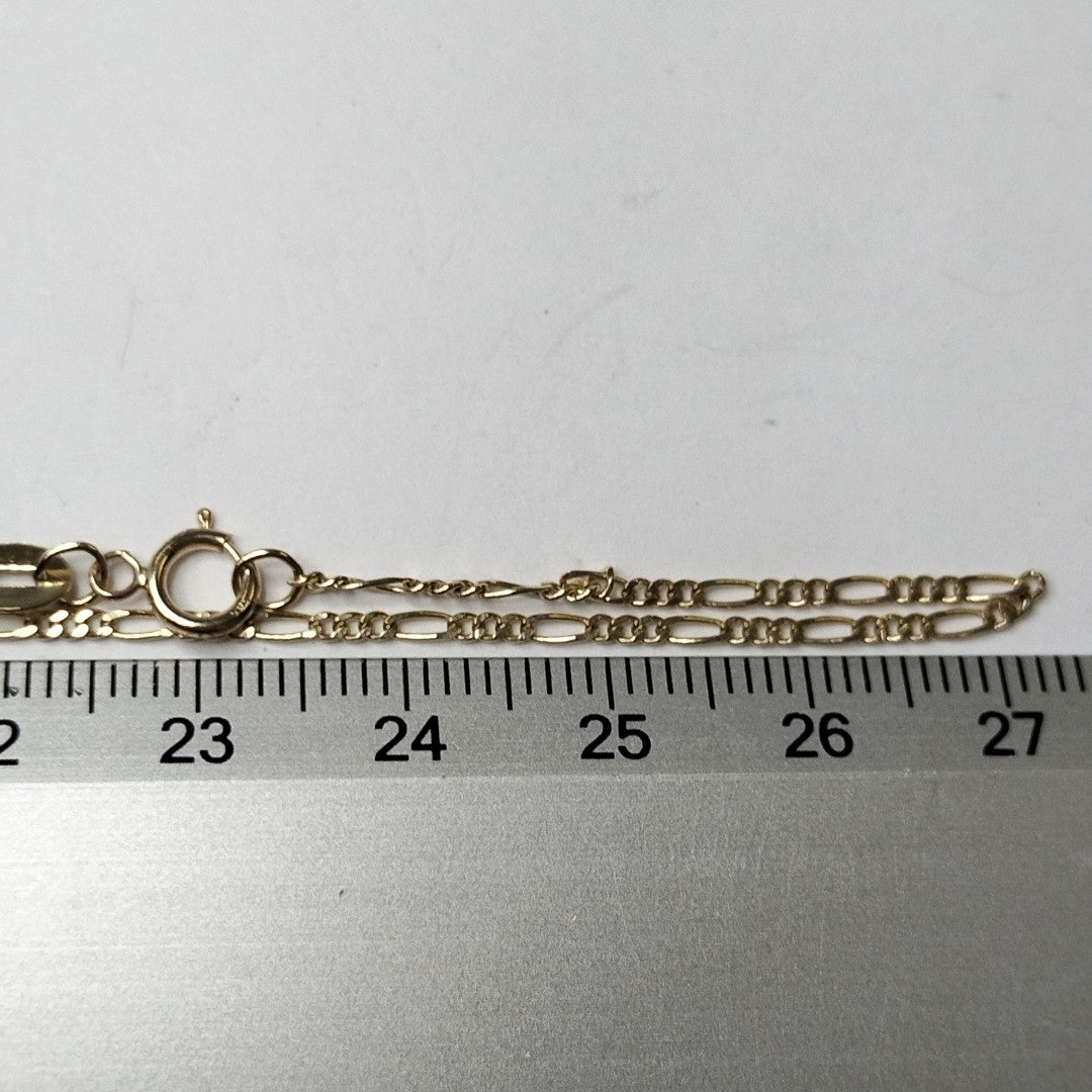CADENAS TEJIDO 3X1 ORO 14K 55 CM 2.7 GR (NUEVO)