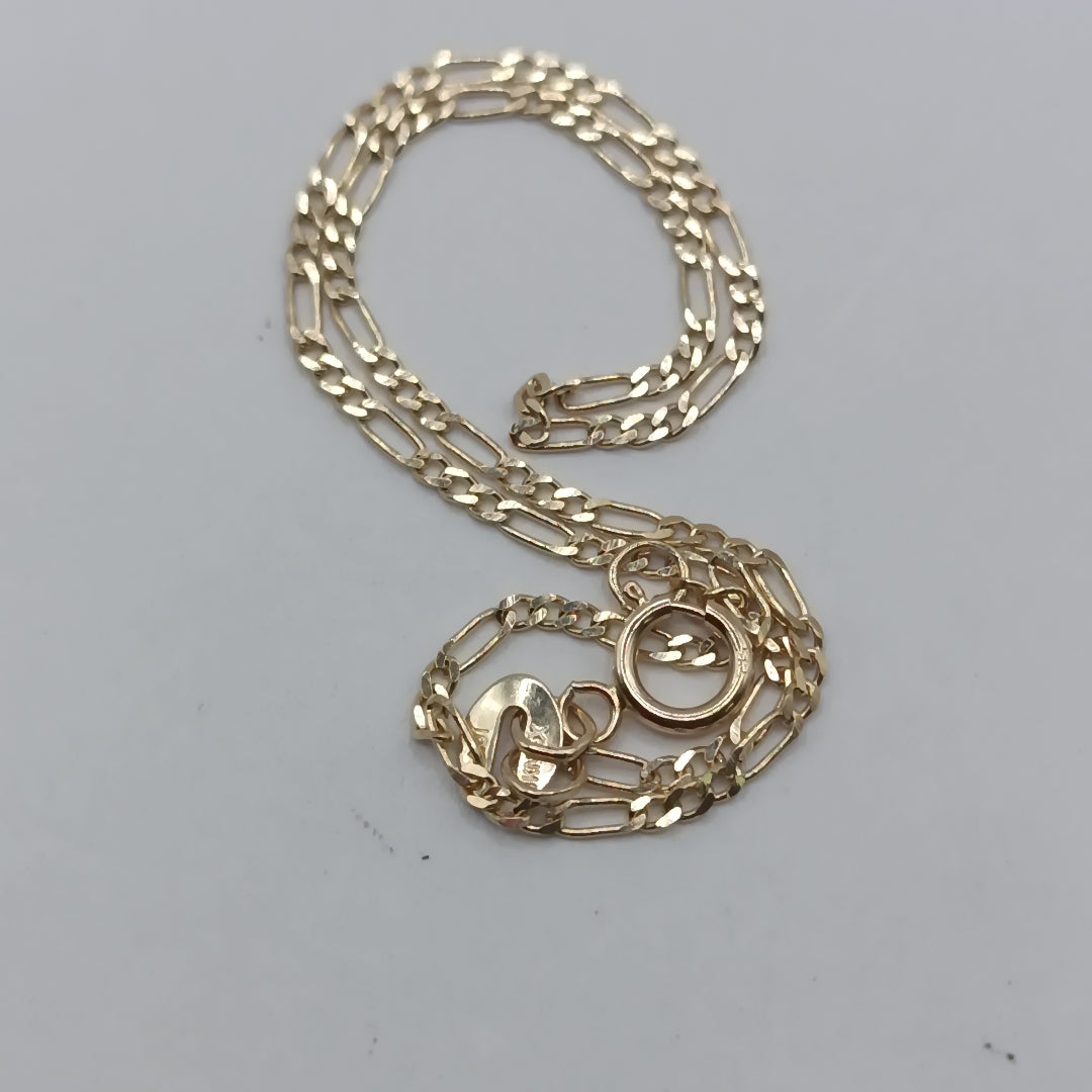 PULSERAS TEJIDO 3X1 ORO 14K 21 CM 1 GR (NUEVO)
