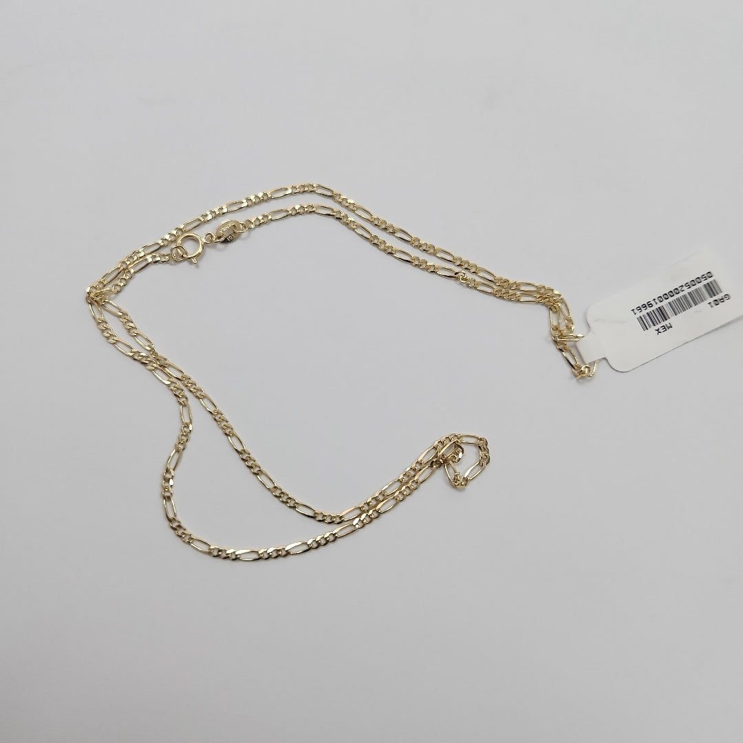 CADENAS TEJIDO 3X1 ORO 10K 50 CM 2.9 GR (NUEVO)