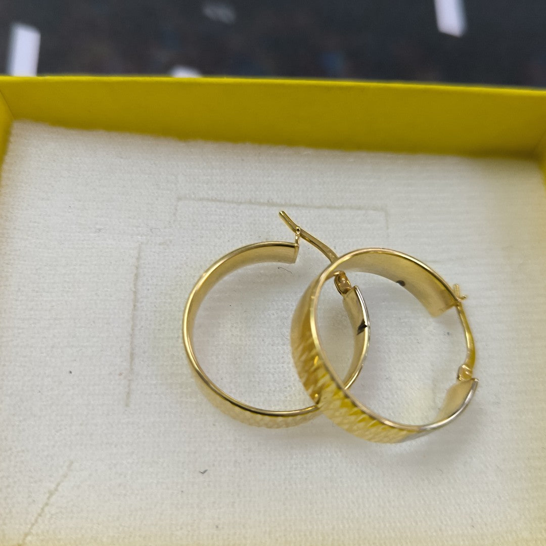 ARRACADAS PAR ORO 14 K 3.3 GRMS (SEMINUEVO)
