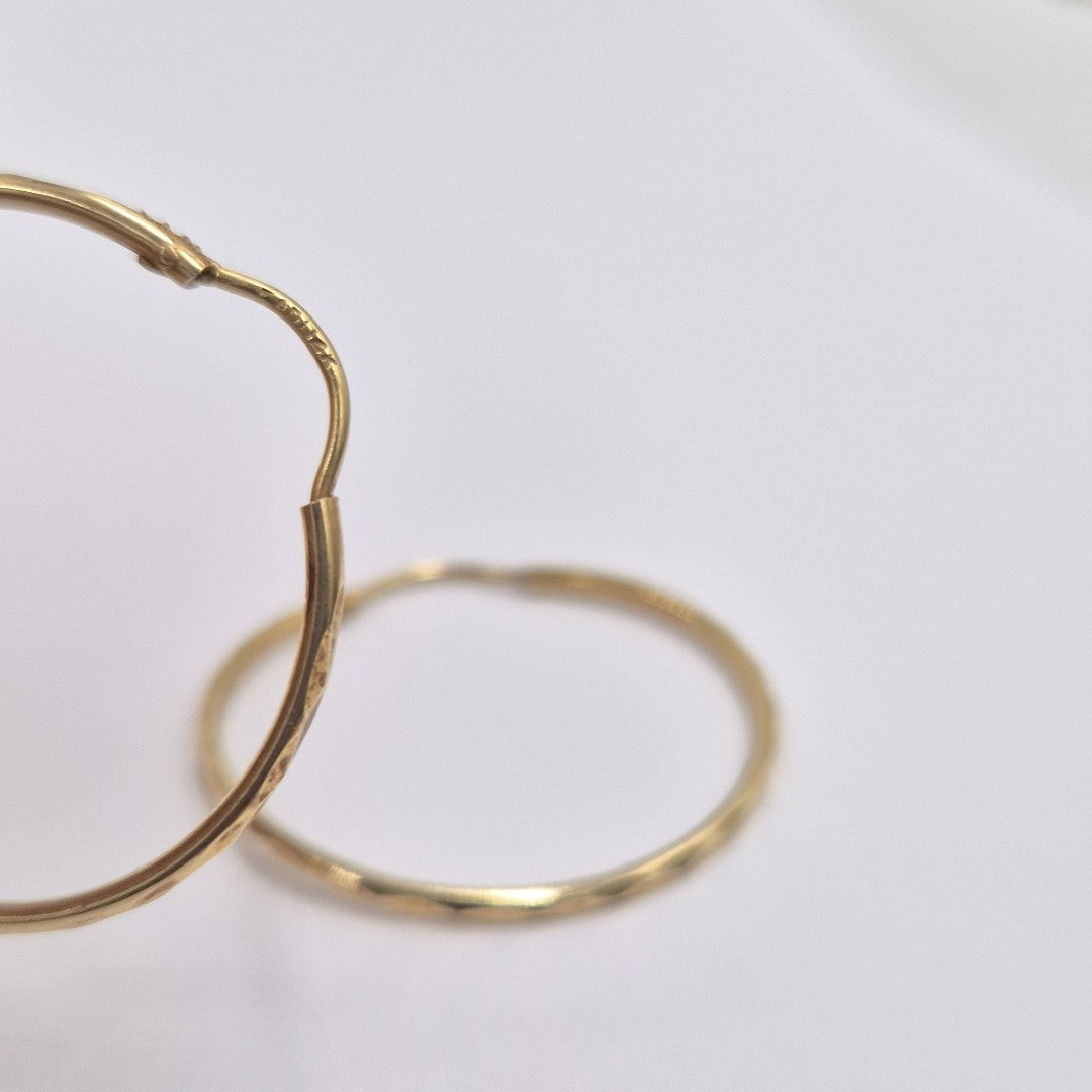 ARRACADAS PAR ORO 14 K 2,50 GRMS (SEMINUEVO)