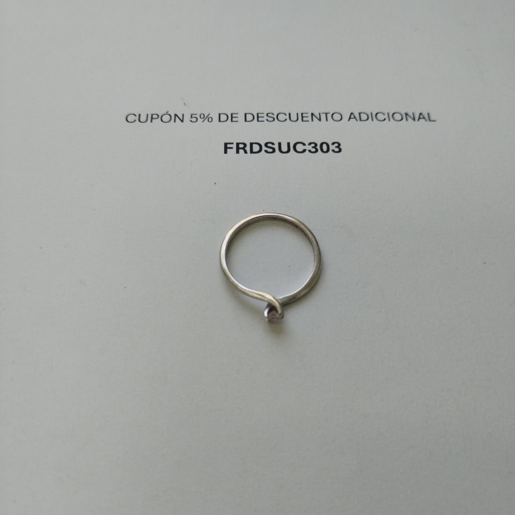 ANILLITO ORO, ORO BLANCO 14 K 1.4 GRMS (SEMINUEVO)
