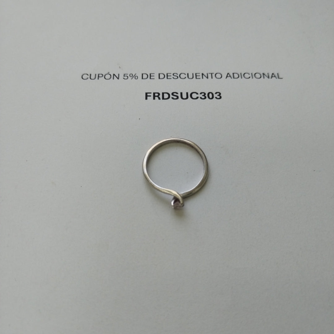 ANILLITO ORO, ORO BLANCO 14 K 1.4 GRMS (SEMINUEVO)