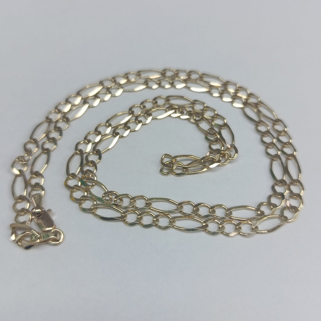 CADENAS TEJIDO 3X1 ORO 10K 55 CM 6.3 GR (NUEVO)