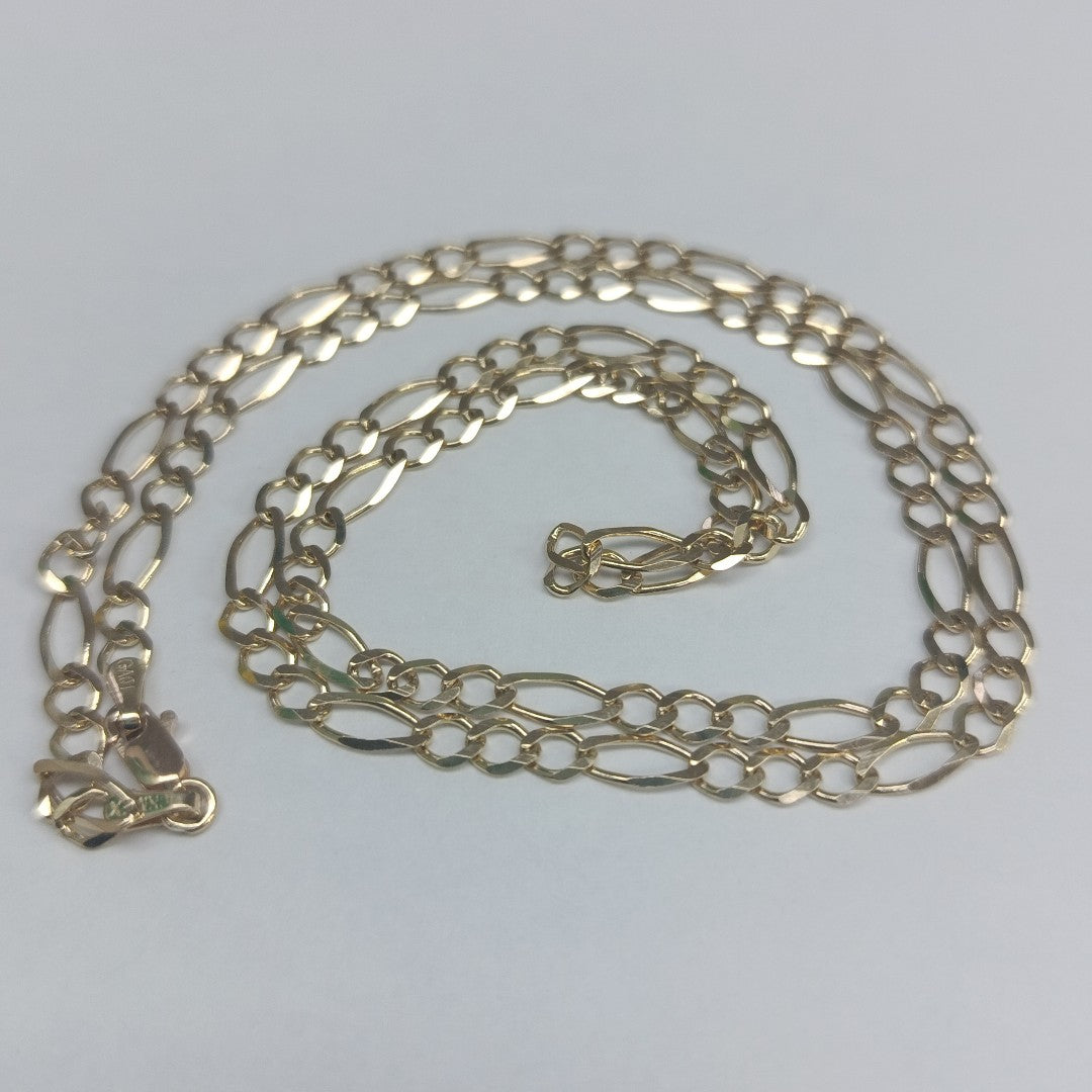 CADENAS TEJIDO 3X1 ORO 10K 55 CM 6.3 GR (NUEVO)