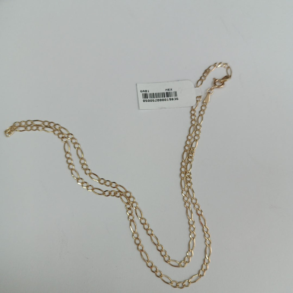 CADENAS TEJIDO 3X1 ORO 10K 50 CM 3.8 GR (NUEVO)