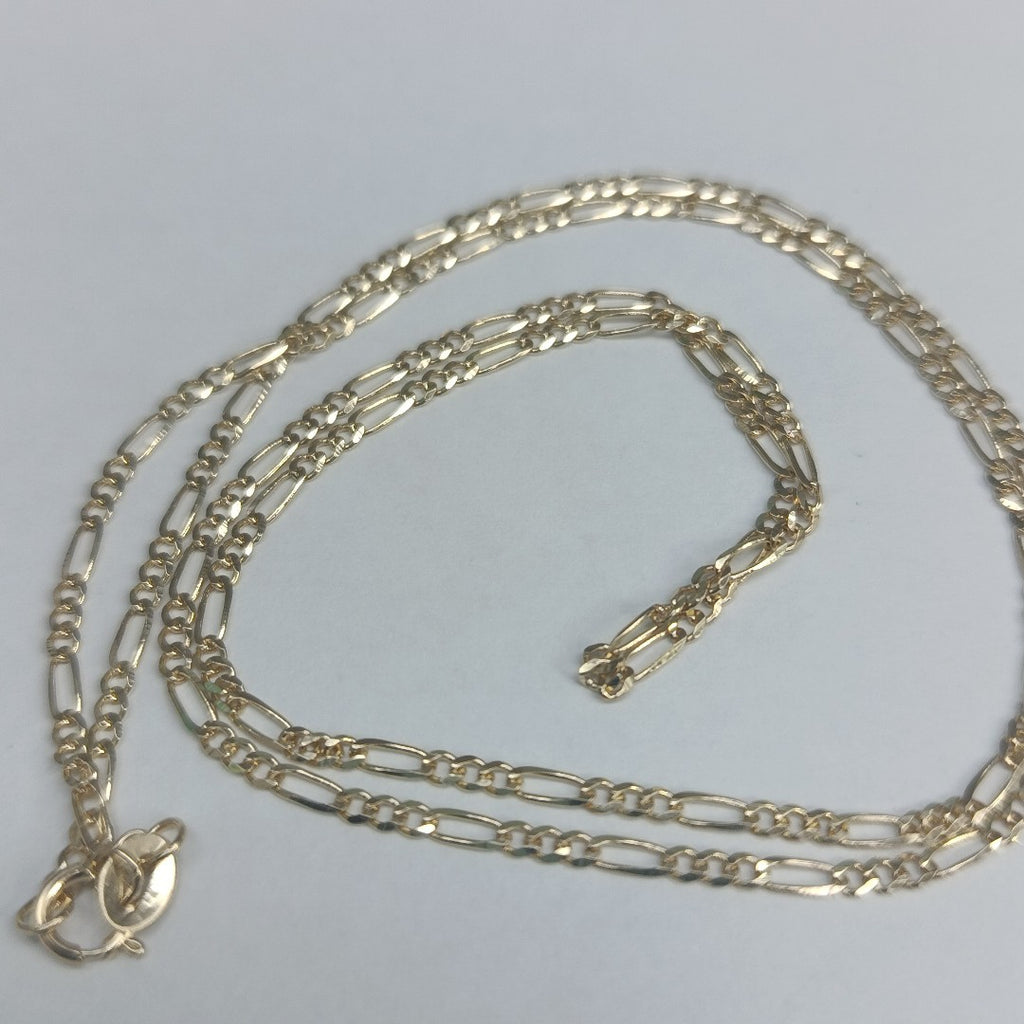 CADENAS TEJIDO 3X1 ORO 10K 55 CM 3.2 GR (NUEVO)