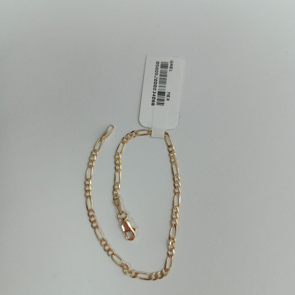 PULSERAS 3X1 ORO 14K 18 CM 1.8 GR (NUEVO)