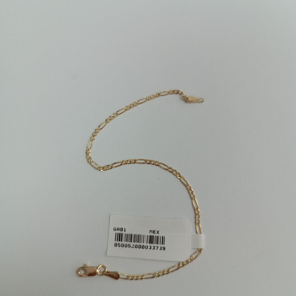 PULSERAS 3X1 ORO 14K 18 CM 1.5 GR (NUEVO)