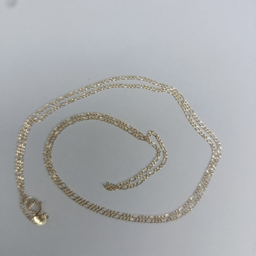 CADENAS TEJIDO 3X1 ORO 10K 60 CM 1.5 GR (NUEVO)