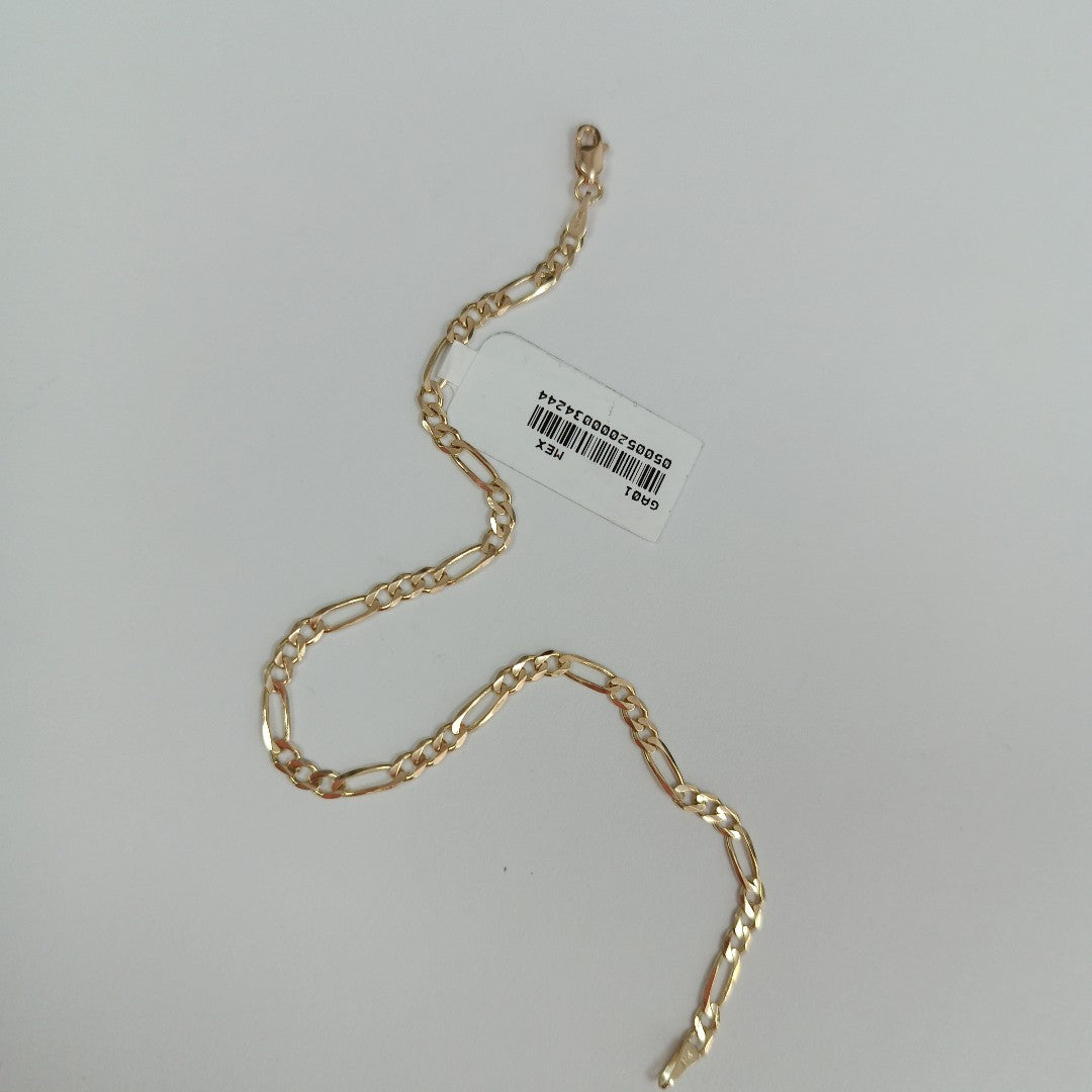 PULSERAS 3X1 ORO 14K 21 CM 3.3 GR (NUEVO)