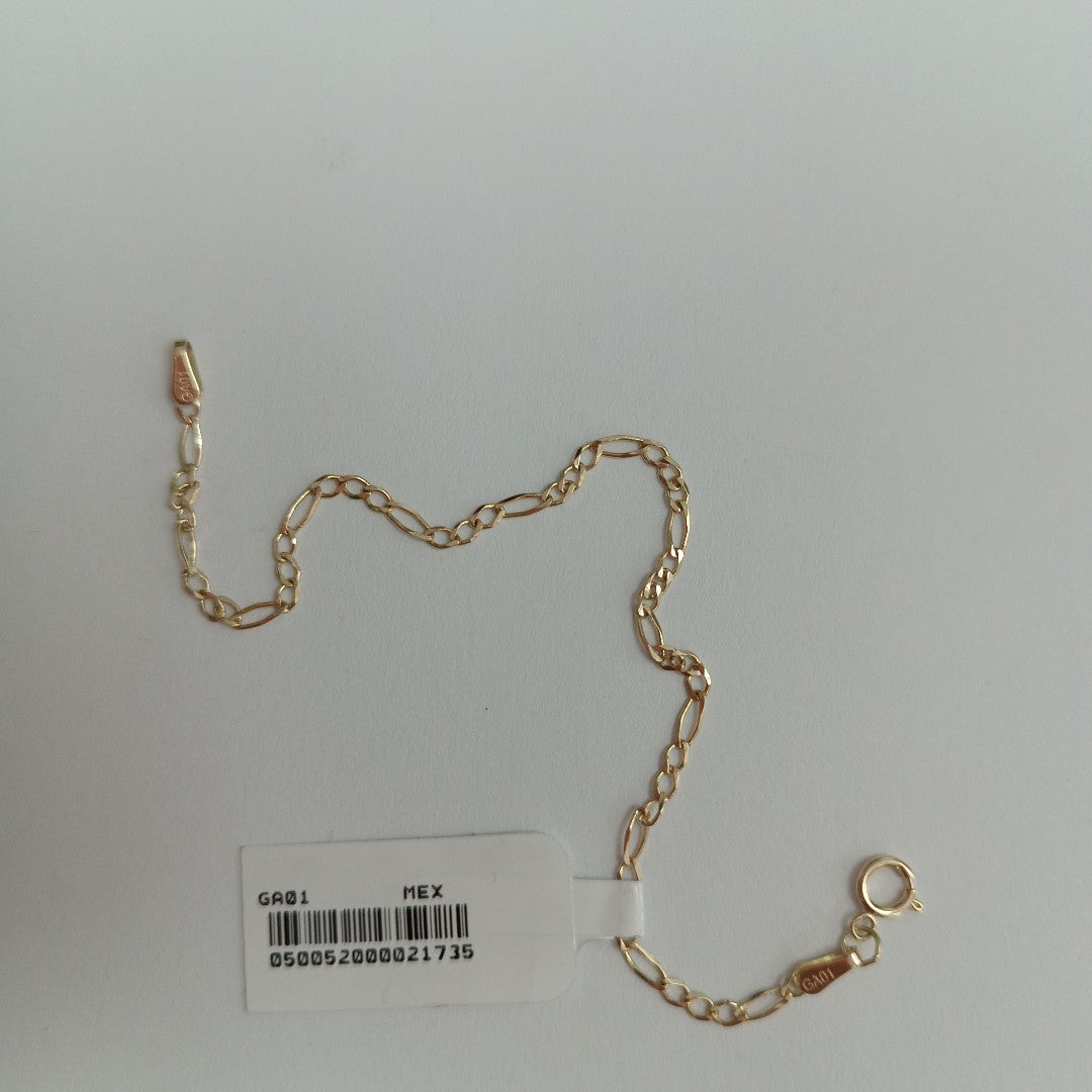 PULSERAS TEJIDO 3X1 ORO 10K 18 CM 1.1 GR (NUEVO)