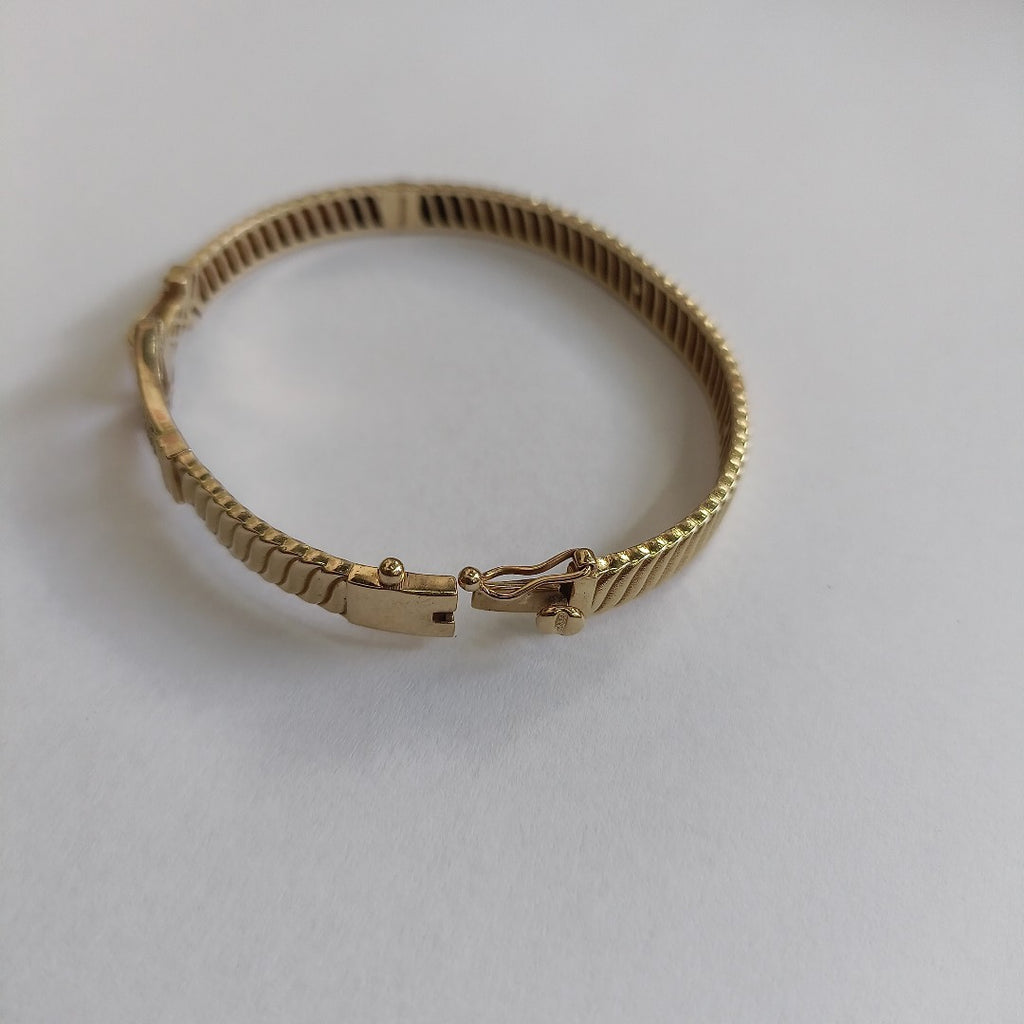 PULSERA RIGIDA ORO 14 K 11.7 GRMS (SEMINUEVO)