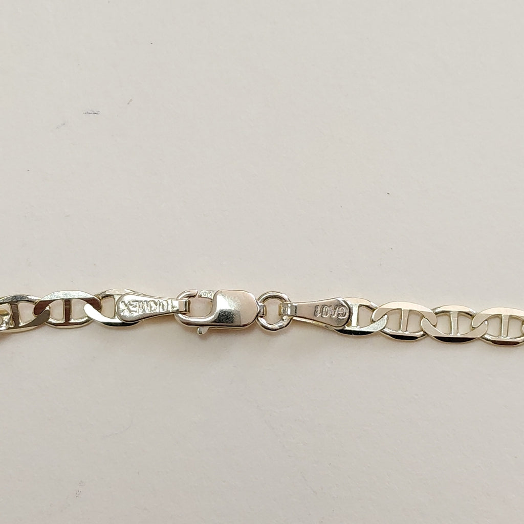 CADENAS TEJIDO GUCHI ORO 10K 55 CM 7.7 GR (NUEVO)