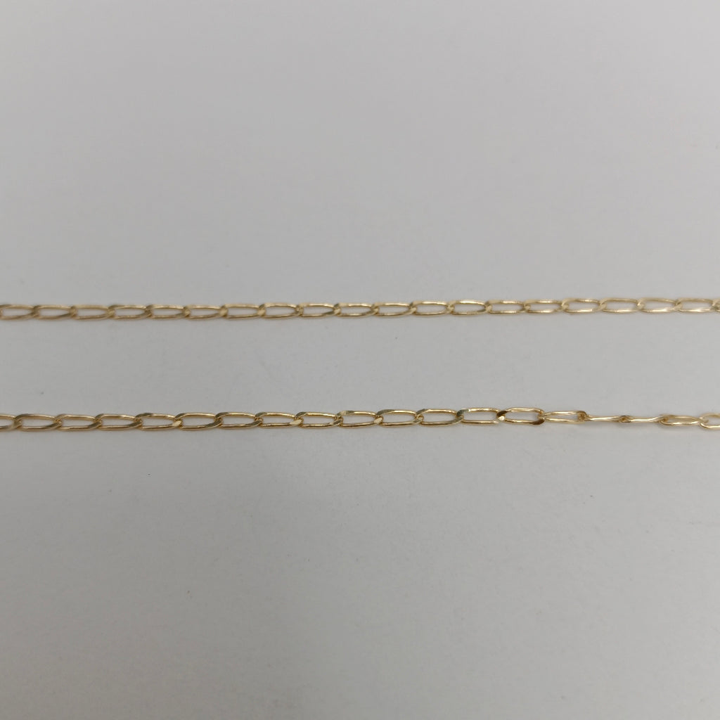 CADENAS TEJIDO ESLABONES ORO 10K 60 CM 2 GR (NUEVO)