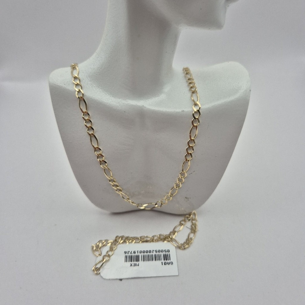 CADENAS TEJIDO 3X1 ORO 10K 55 CM 4 GR (NUEVO)