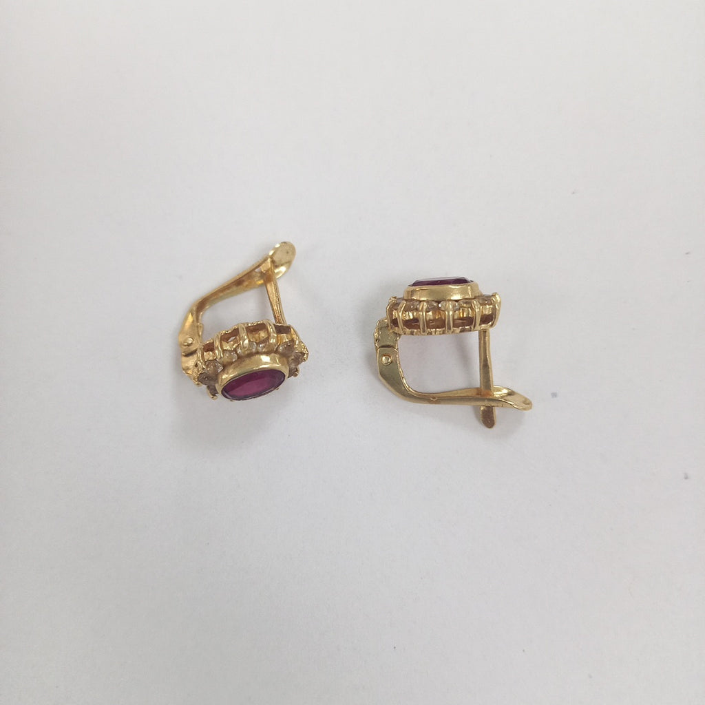 ARETES PAR ORO 10 K 2.7 GRMS (SEMINUEVO)