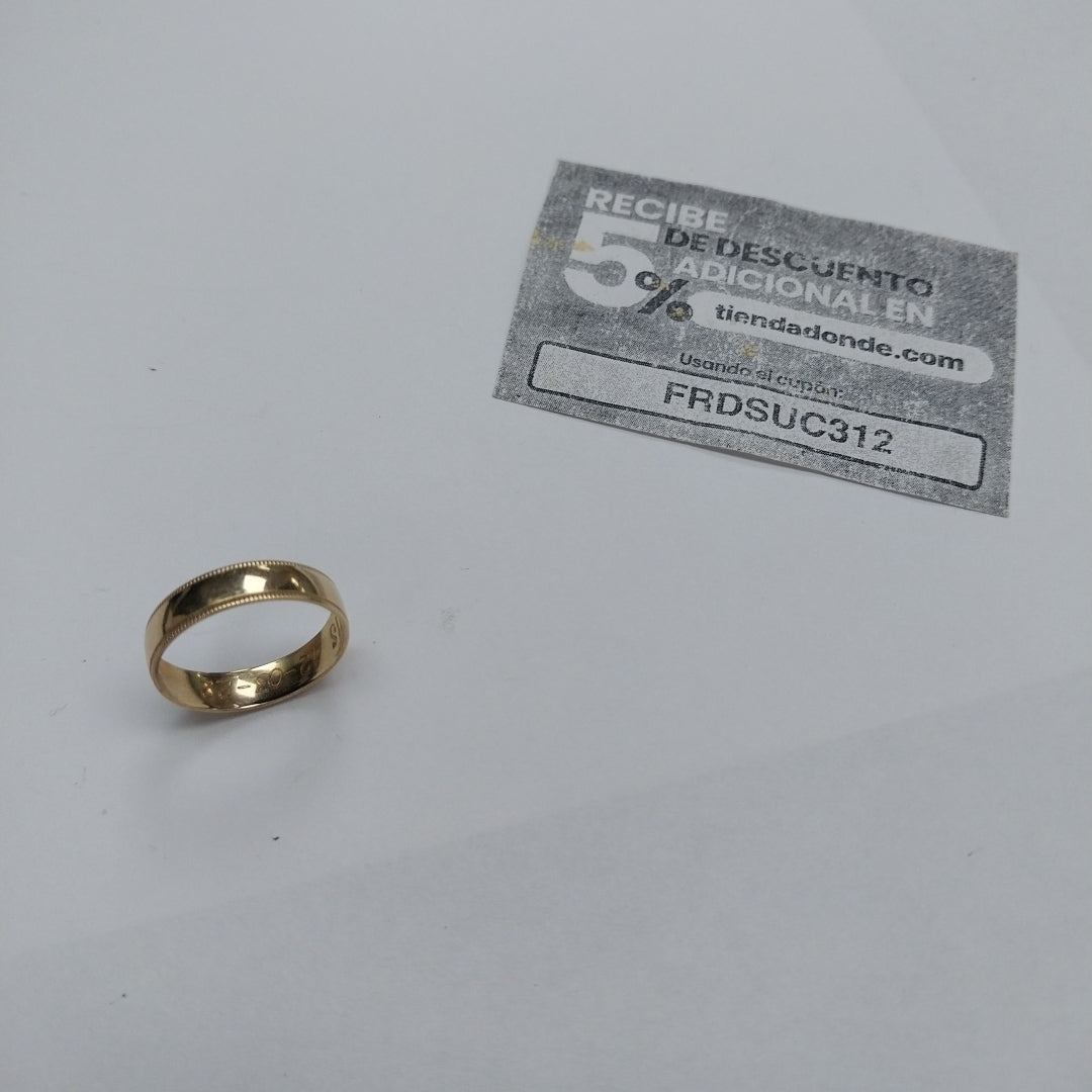 ARGOLLA ORO 10 K 1.3 GRMS (SEMINUEVO)