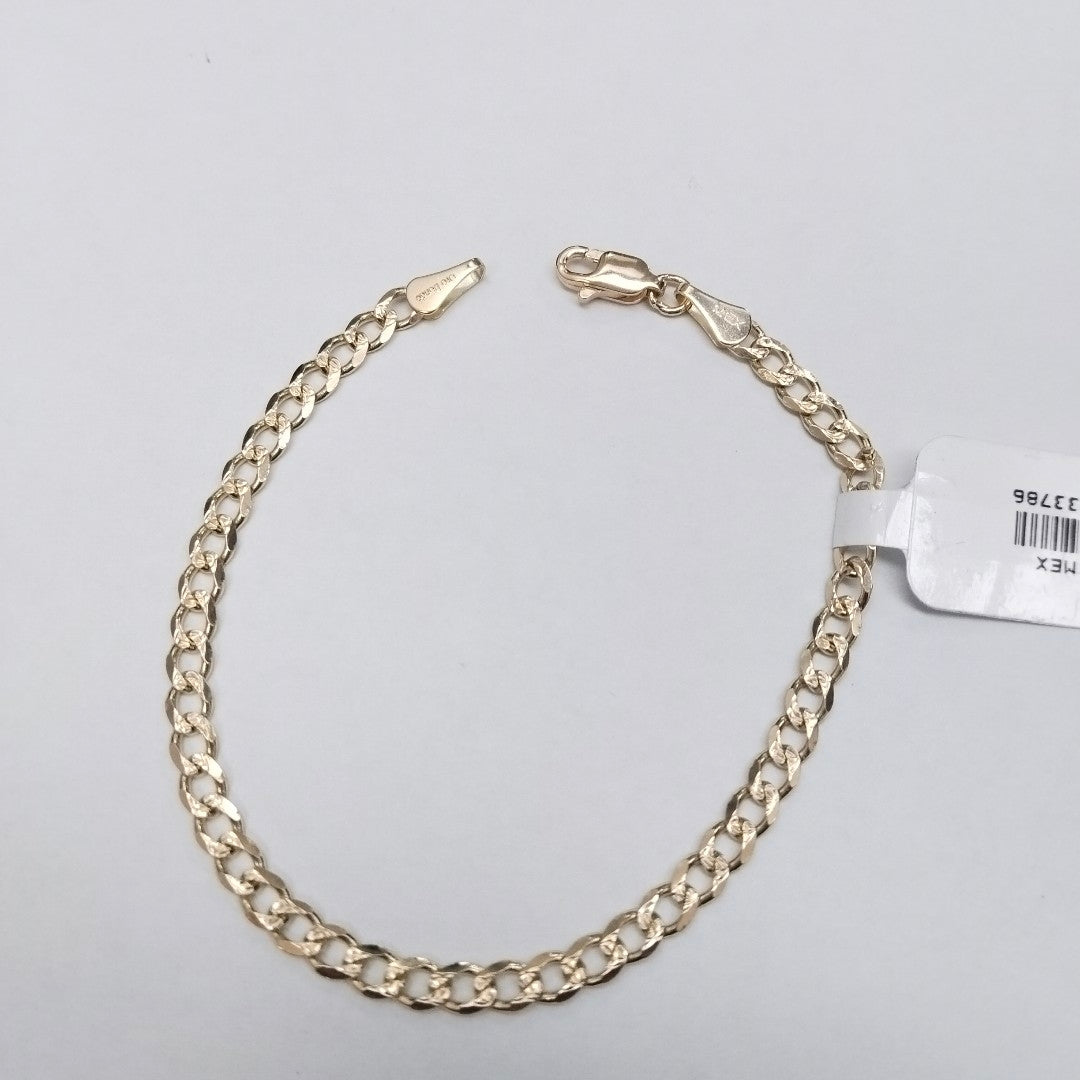 PULSERAS BARBADA ORO 14K 18 CM 4.6 GR (NUEVO)