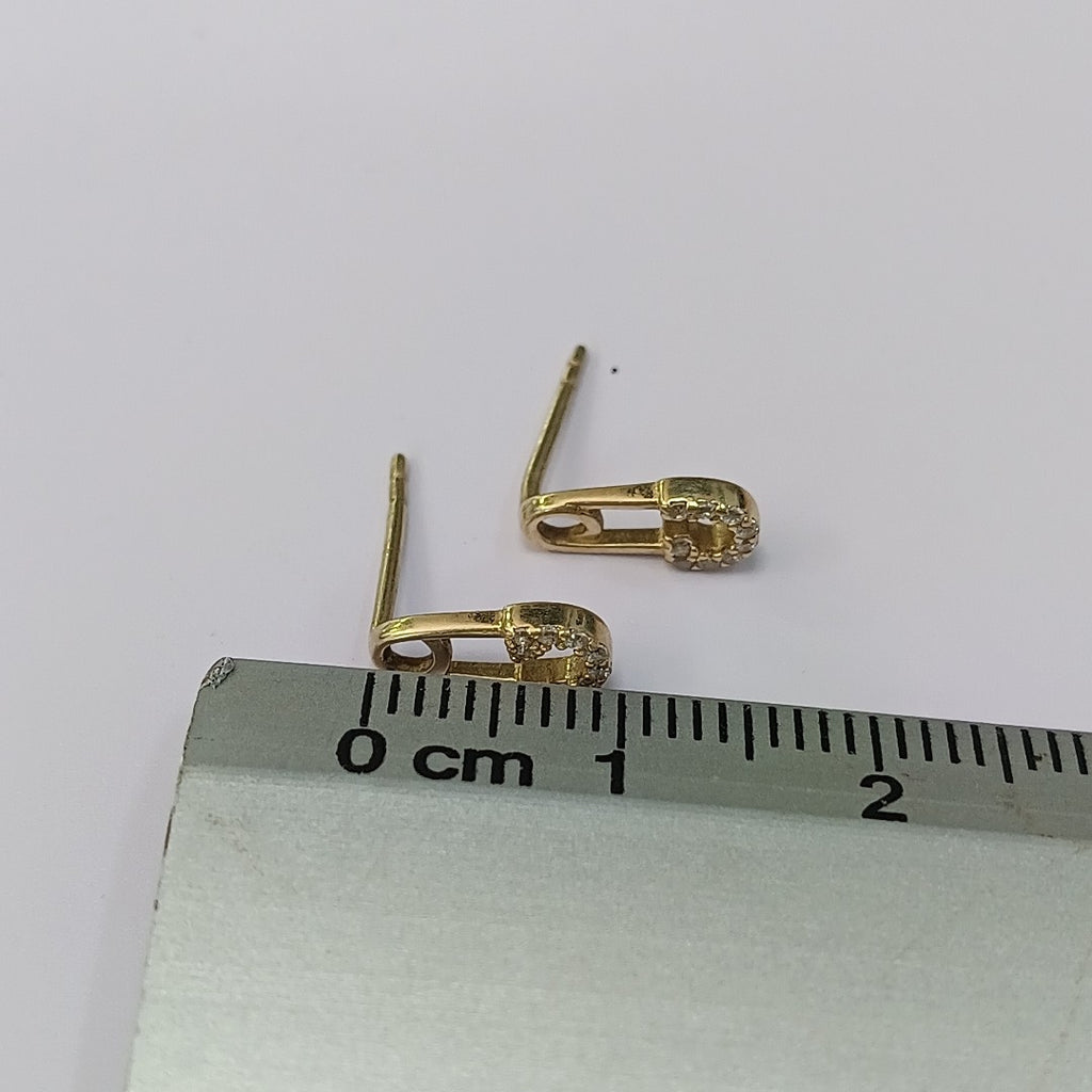 BROQUELES PAR ORO 14 K 0.7 GRMS (SEMINUEVO)