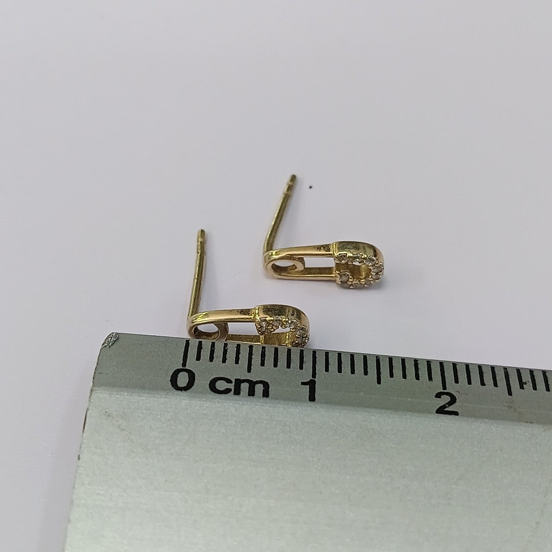 BROQUELES PAR ORO 14 K 0.7 GRMS (SEMINUEVO)