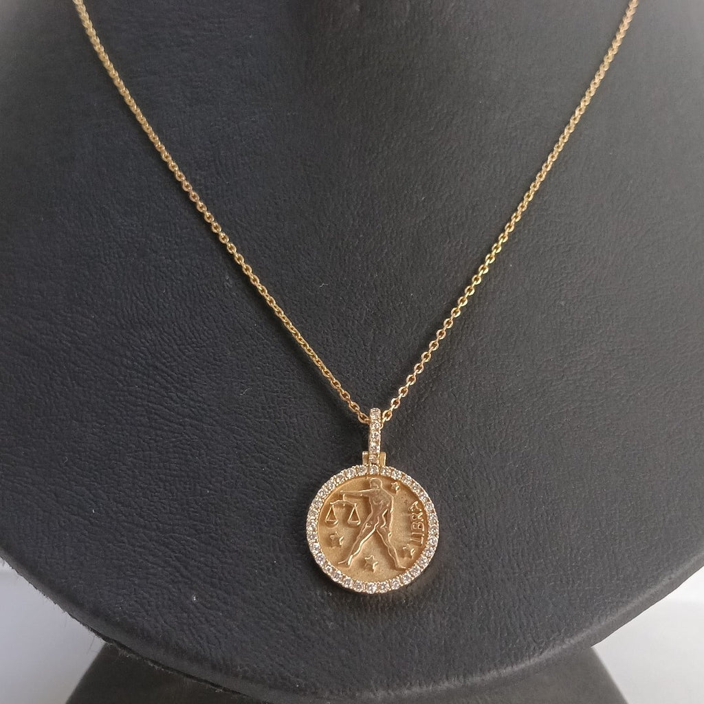 CADENA, DIJE ORO 14 K 4 GRMS (SEMINUEVO)