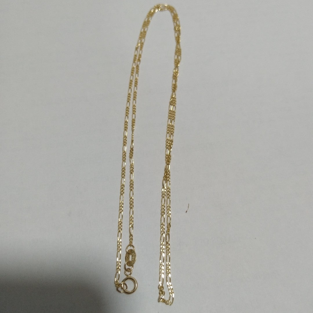 CADENAS TEJIDO 3X1 ORO 14K 55 CM 2.6 GR (NUEVO)